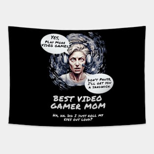 Best Video Gamer Mom Tapestry