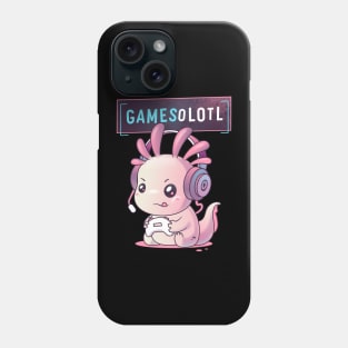 Gamesolotl - Axolotl Gamer Phone Case