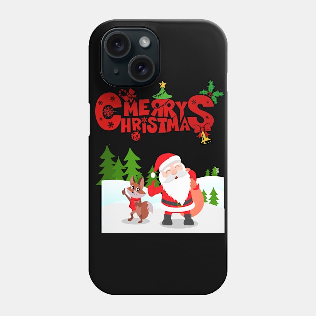 Santa Clause Merry Christmas Phone Case by Ledos