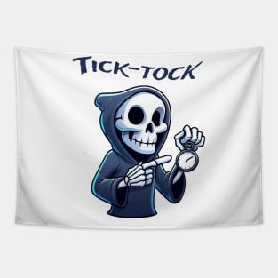 tick-tock death clock Tapestry