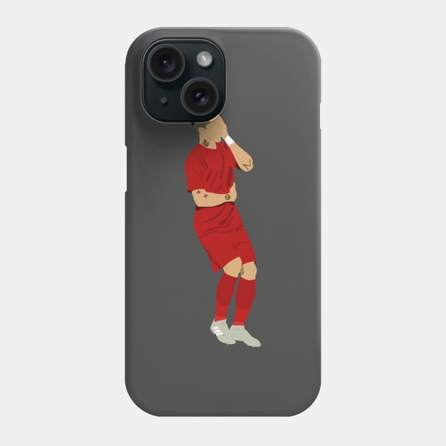 Roberto Firmino celebration Vs PSG Phone Case by StonedDesigner