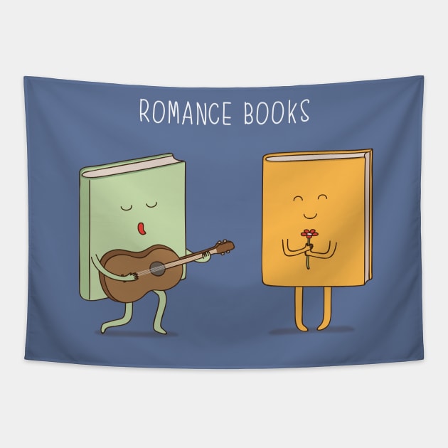 Romance books Tapestry by milkyprint