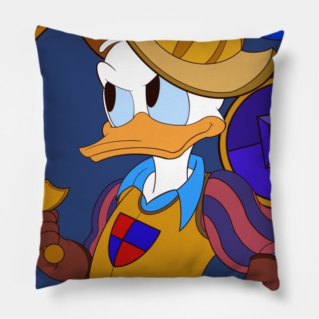 Gladiator Donald Pillow by StitchingDreams980