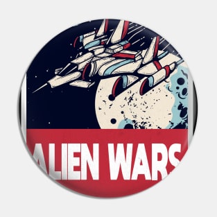 Alien Wars Pin