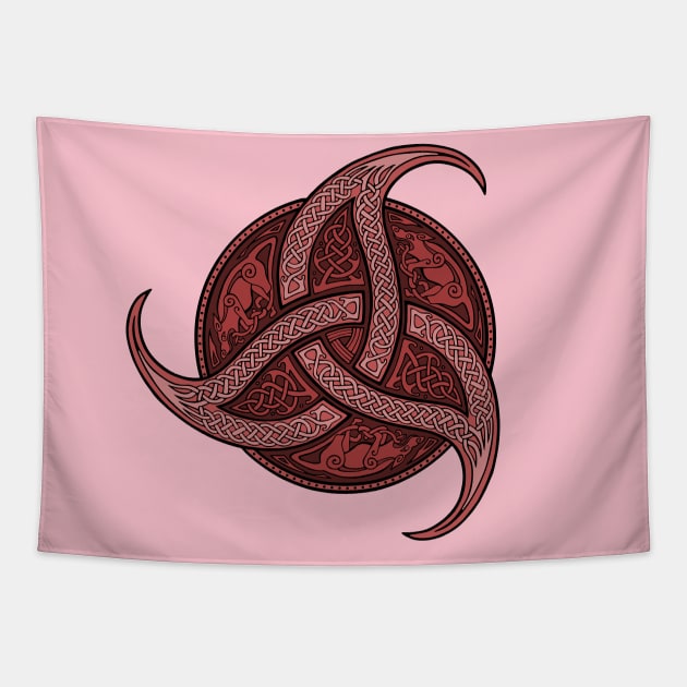 Trinity Knot - Crimson Tapestry by Daniel Ranger