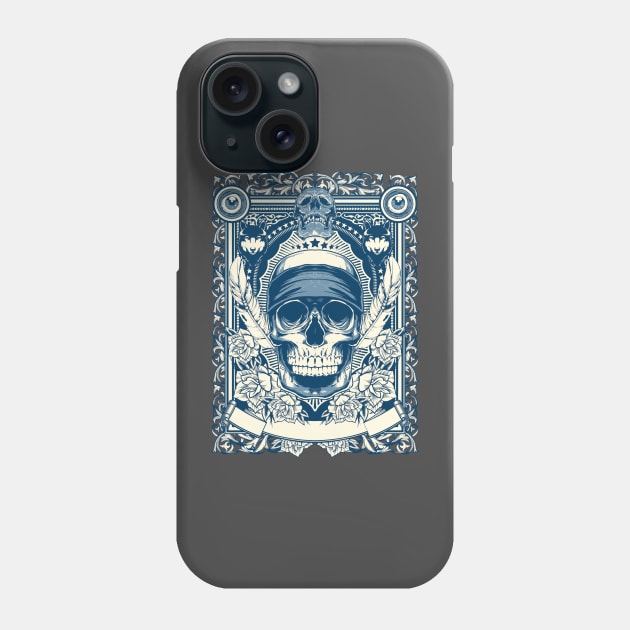 Asul skull Phone Case by MineLabel