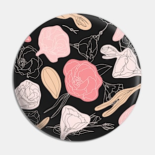 ROSES MODERN FLORAL Pin