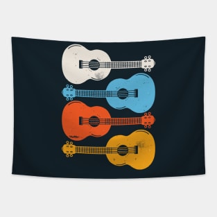 Cute & Colorful Guitar Illustration // Guitar Player Tapestry