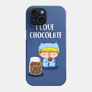 I Love Chocolate Phone Case