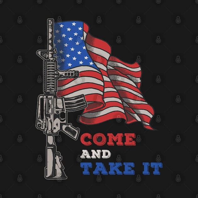 Come and Take it Flag by Retro Vintage