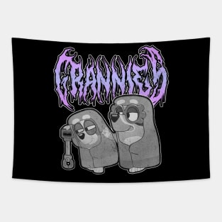 Metal Grannies Tapestry