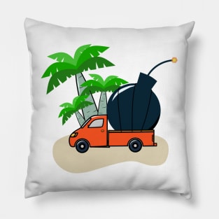 Bomb carrier car Pillow