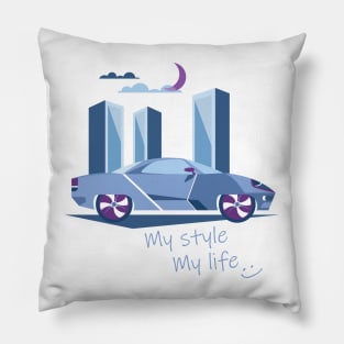 Sports car Pillow