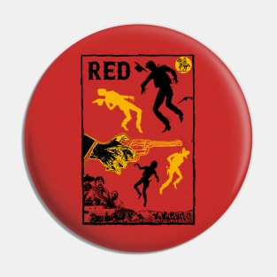 RED Cowboy Pin