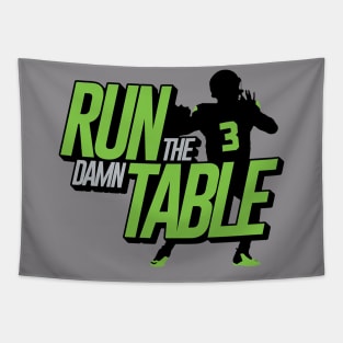 RUN THE DUMN  TABLE Tapestry