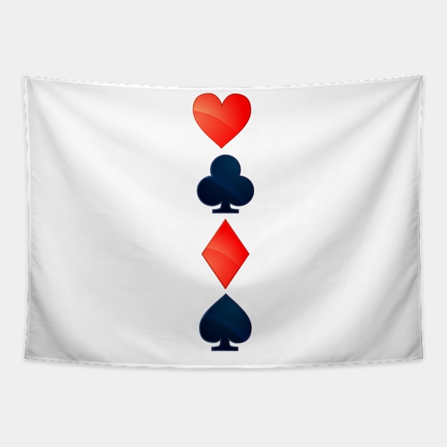 Card Game Poker Playing Cards Tapestry by pokerlife