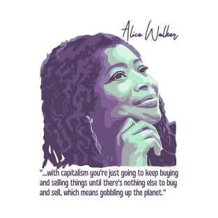 Alice Walker Portrait and Quote T-Shirt