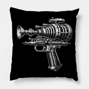 Steampunk Raygun Pillow