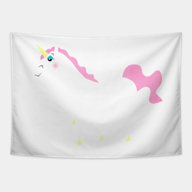 Big Bold and Beautiful Unicorn Tapestry by Thatssounicorny