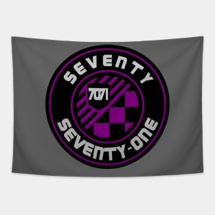 7071 Soccer Shield Tapestry