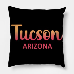 Tucson Arizona map  Arizona tourism Tucson AZ Pillow