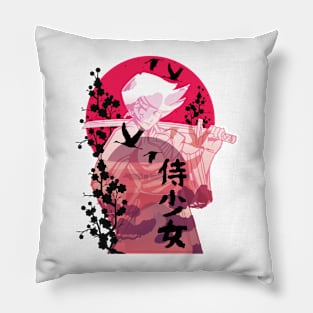 SAMURAI WOMAN ANIME Pillow