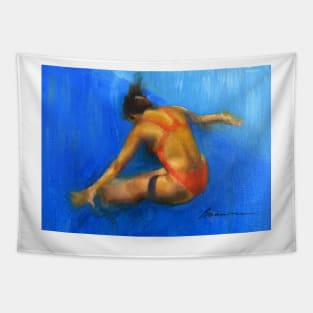 Primary colours of Diving Tapestry