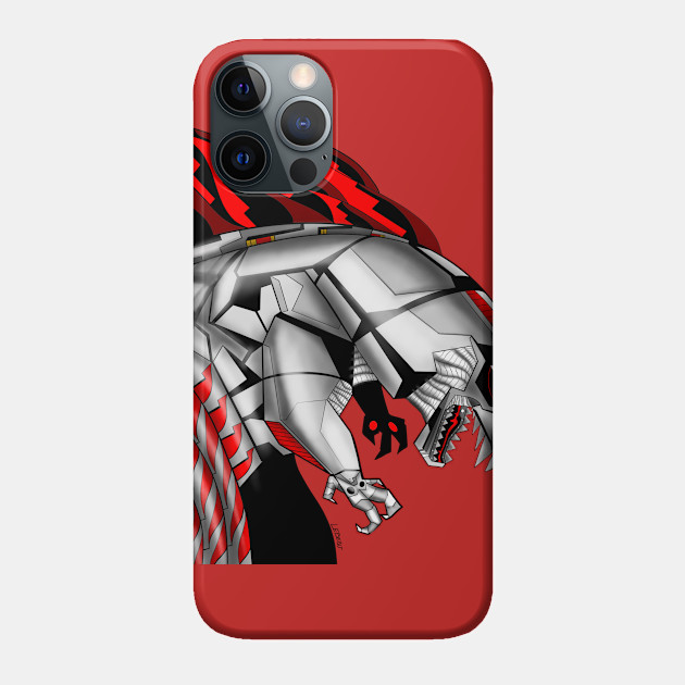 the onslaught of mechagodzilla techno kaiju - Mechagodzilla - Phone Case