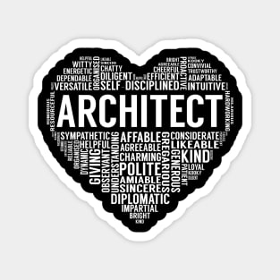 Architect Heart Magnet