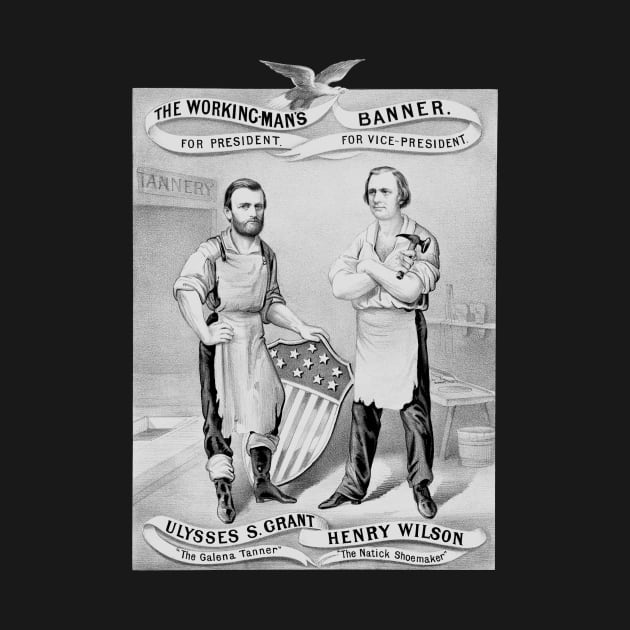 US Grant and Henry Wilson 1872 Election by warishellstore