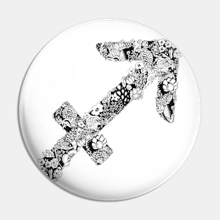 Sagittarius Zodiac Sign Pin