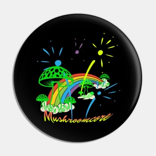 Mushroomcore Madness Pin