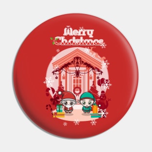 Christmas red Pin