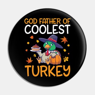 Turkey Pilgrim Pie Thanksgiving God Father Of Coolest Turkey Pin