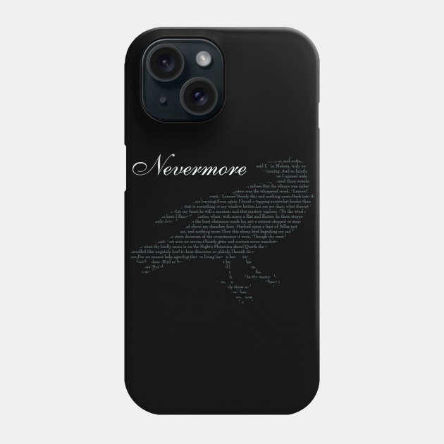 Quoth the Raven Phone Case by NevermoreShirts