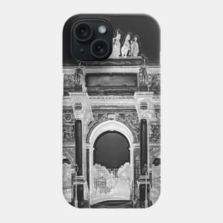 Plastic architecture in a street setting Phone Case