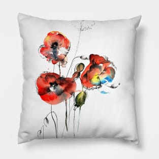 Poppies Pillow