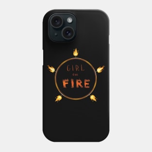 Fire Hoop Dance Girl on Fire Phone Case