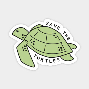 Save the Turtles Magnet