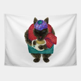 scottie coffee Tapestry