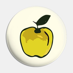 Yellow Apple Pin