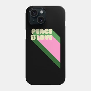 Peace and love Phone Case