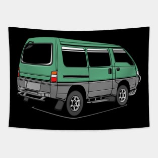 Jdm green delica back classic Tapestry