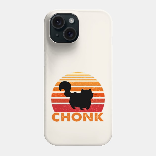 Chonk Funny Cat Phone Case by Nessanya