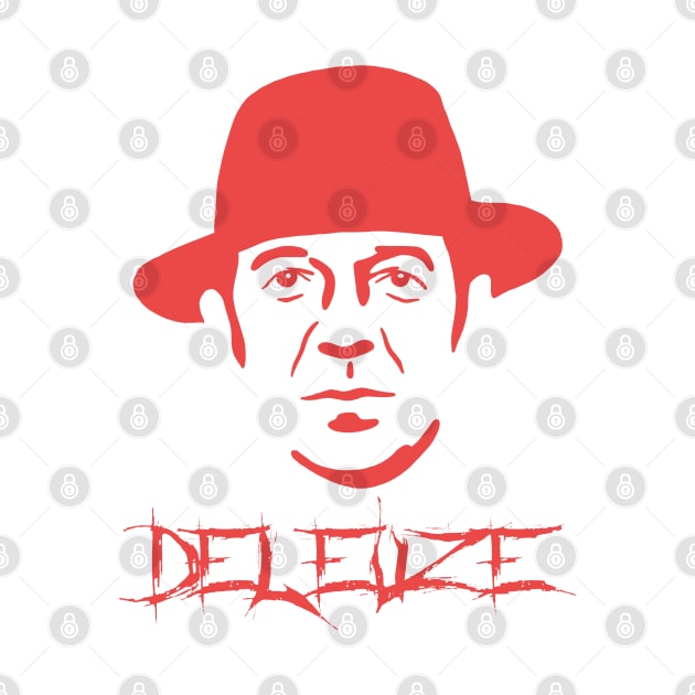 Deleuze Metal Font - French Philosophy Rhizome Author by isstgeschichte