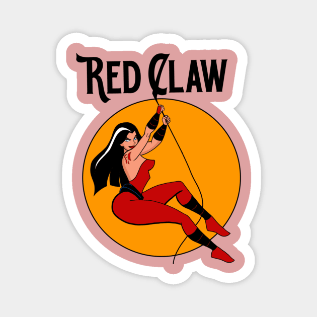 Red Claw Magnet by AndrewKennethArt