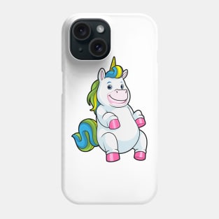 Unicorn with big Belly Phone Case