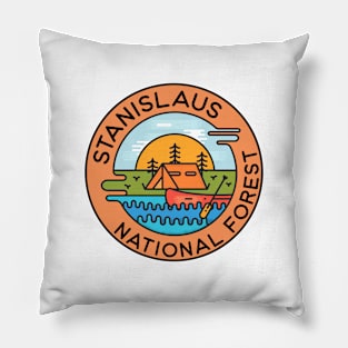 Stanislaus National Forest California Camping Canoe Pillow