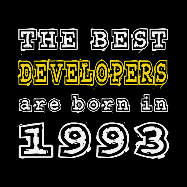 The Best Developers Are Born In 1993 by cualumpane