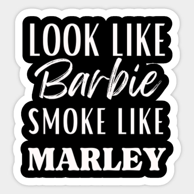 Look Like Barbie, Smoke Like Marley Home Tapestry